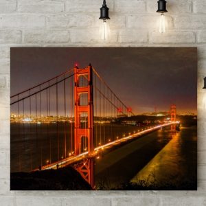 Cuadro Puente San Francisco Noche
