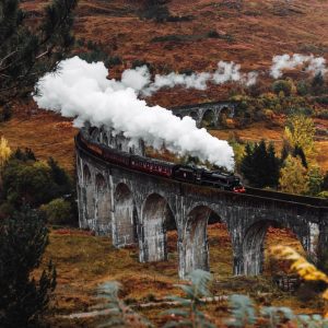 Cuadro tren Escocia