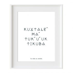 Cuadro Frase Índigena