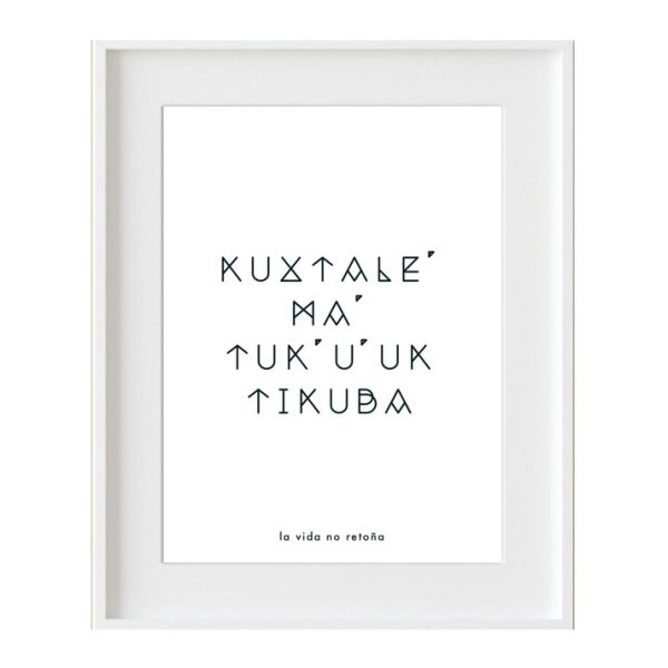 Cuadro Frase Índigena