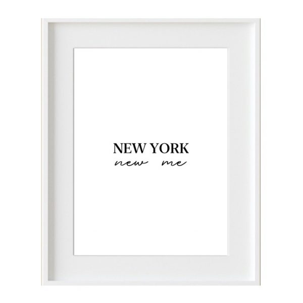Cuadro frase Nueva York